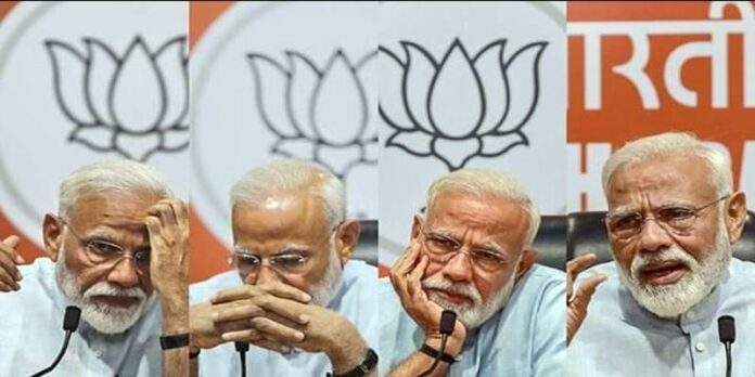 प्रेस कांफ्रेंस के दौरान पीएम मोदी