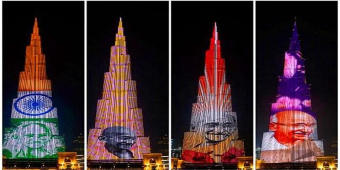 Mahatma Gandhi,burj khalifa