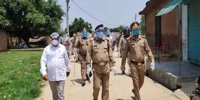 Flag March in Bareilly