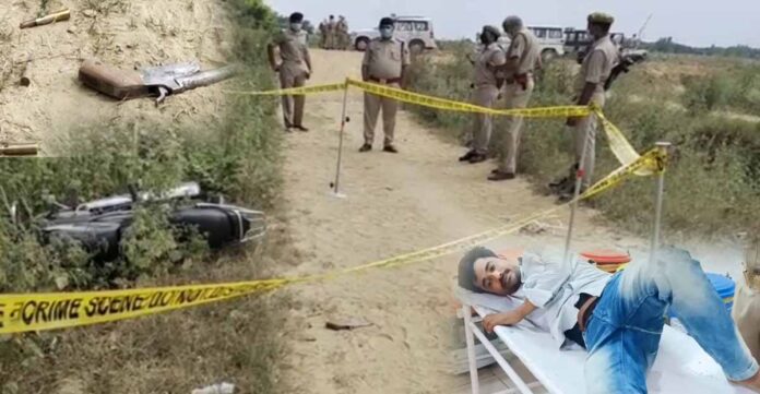 पुलिस और बदमाशों के बीच मुठभेड़, एक सिपाही और एक बदमाश घायल