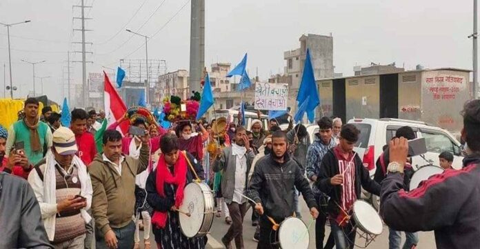 किसान आंदोलन के समर्थन में उत्तर प्रदेश, मध्य प्रदेश व महाराष्ट्र के लोग पहुंचे दिल्ली