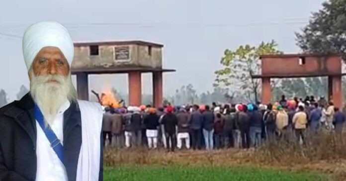 रामपुर में किसान के अन्तिमसंस्कार में उमड़ा जनसैलाब