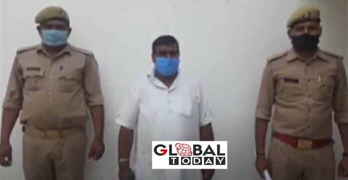 Pradhan Arrested पुलिस पर अभद्र टिप्पड़ी पर प्रधान पद का प्रत्याशी गिरफ़्तार
