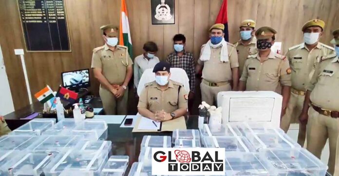 सम्भल में पुलिस ने किया अवैध हथियार बनाने की फैक्ट्री का पर्दाफ़ाश