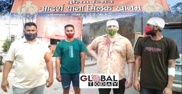 जीते हुए प्रधान पर हमला, 3 लोग घायल 4 आरोपी गिरफ़्तार