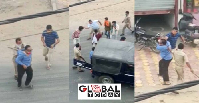 उत्तर प्रदेश में जनता पर पड़ रही दोहरी मार, कोविड के साथ ही झेल रही पुलिस की भी मार