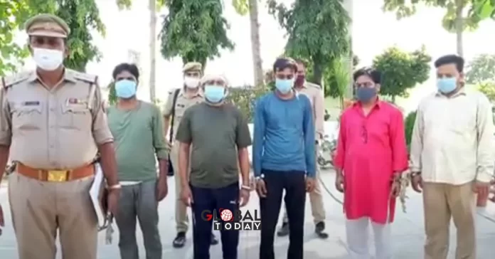 अंतर्जनपदीय गिरोह के पांच आरोपी गिरफ्तार