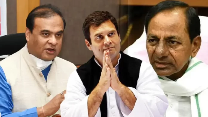 rahul kcr राहुल गांधी पर इस टिप्पणी के लिए KCR ने पीएम मोदी से असम के CM को बर्खास्त करने की मांग की