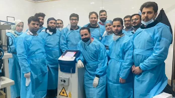 Pulmonolgy in Kashmir First time in J&K, laser intervention in Pulmonology started at CD hospital