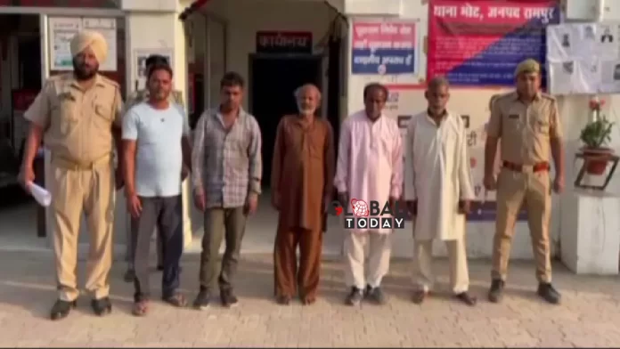 rampur 5 men arrested news रामपुर में बुलडोज़र की कार्यवाही में रोड़ा, 5 लोगों को पुलिस ने किया गिरफ़्तार