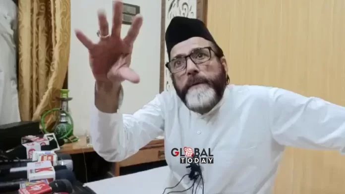 ज्ञानवापी मस्जिद में फ़व्वारे को शिवलिंग बताकर हिन्दू धर्म का मज़ाक़ उड़ाया जा रहा-मौलाना तौक़ीर रज़ा ख़ान