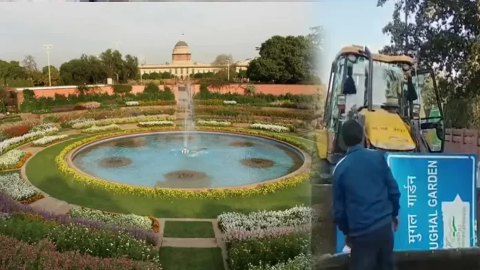 राष्ट्रपति भवन के मुगल गार्डन का नाम बदल कर अमृत उद्यान रखा गया