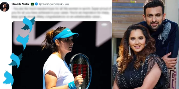 sania shoeb सानिया मिर्जा के संन्यास लेने पर शोएब मलिक का बयान आ गया