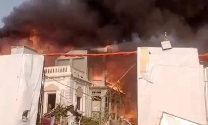 fire at serial set 'गुम है किसी के प्यार में' के सेट पर लगी भीषण आग, सभी कलाकार सुरक्षित