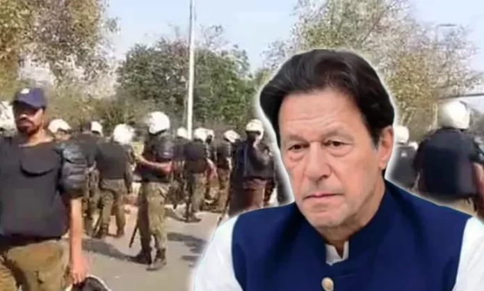 imran khan इमरान खान को गिरफ्तार करने जमान पार्क पहुंची पुलिस