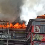 Massive Fire Engulfs Shopping Complex At Dargah Hazratbal