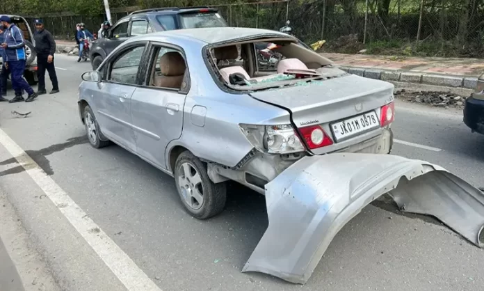 Blast in Vehicle On Boulevard Road