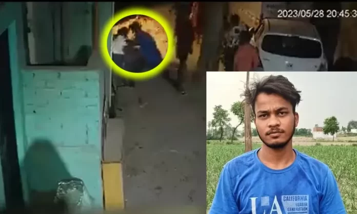 पुलिस की गिरफ्त में आरोपी साहिल