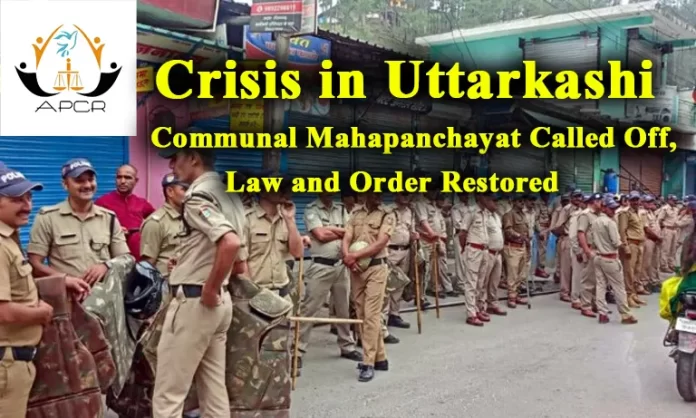 Communal Mahapanchayat Called Off, Law and Order Restored