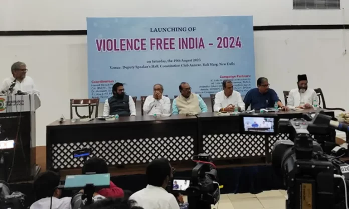 हिंसा मुक्त भारत -2024 अभियान का शुभारंभ, मौलाना तौक़ीर रज़ा ने मांगी 'इंडिया' से हिस्सेदारी