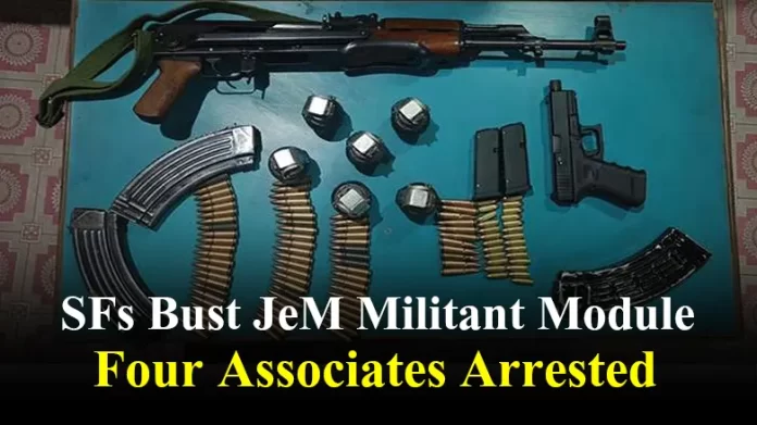 SFs Bust JeM Militant Module in Srinagar
