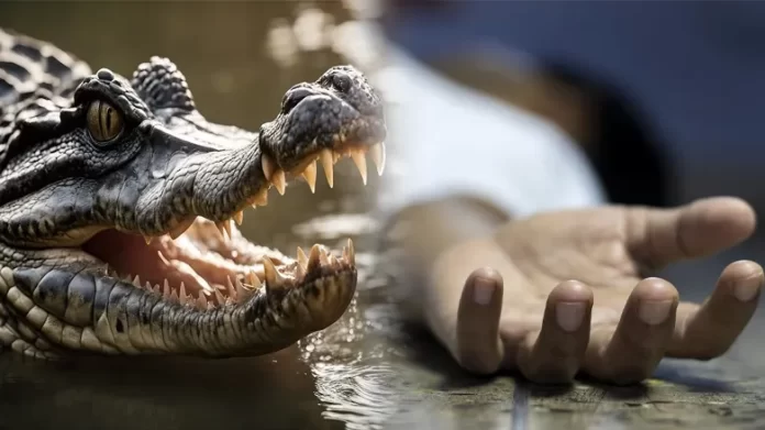 महिला पर अपने दिव्यांग बेटे को मगरमच्छ से भरी नहर में फेंका