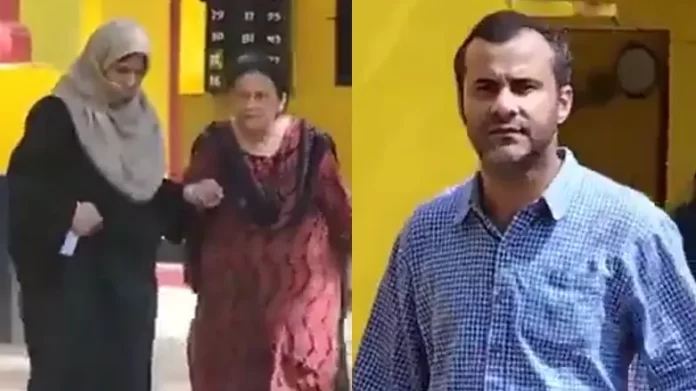 azam khan family at Sitapur Jail Azam Khan's family meets him in jail