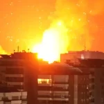 Israel's big attack on Lebanon's capital Beirut, many buildings destroyed