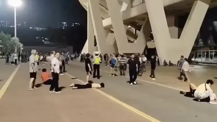 Unhappy with divorce, driver ran his car over dozens of people