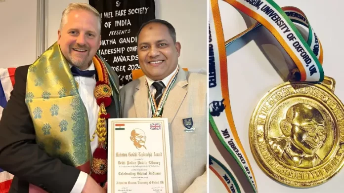 Delhi Police Public Library Project received the 44th Mahatma Gandhi Leadership Award-2024, Oxford University