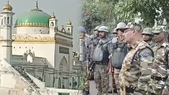 Chaos over re-survey of Jama Masjid in Sambhal, police fired tear gas shells