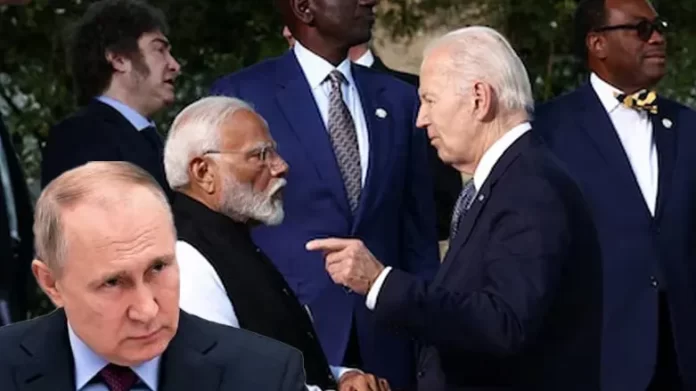 The US has imposed sanctions on 19 Indian companies supplying military equipment to Russia