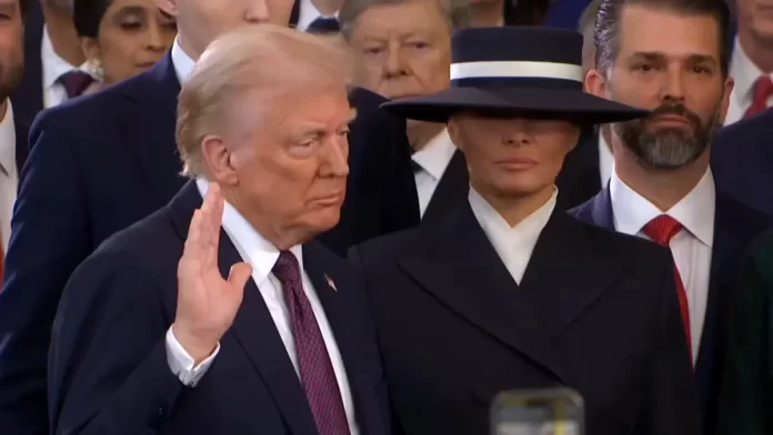 Donald Trump took oath as President of America