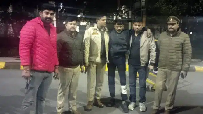 Four criminals from Nepal arrested in an encounter between police and a gang of criminals