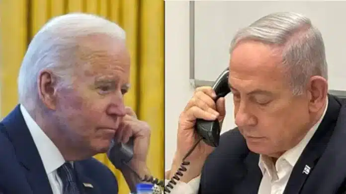 Phone call between Biden & Netanyahu discusses agreement regarding Gaza