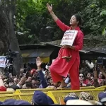 Protest by Mahila Congress at Jantar Mantar