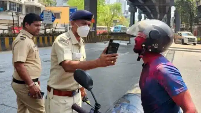 Strictness on those breaking traffic rules during Holi, 17,495 challans issued worth Rs 1.79 crore