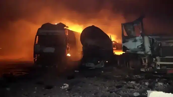 At least 38 killed in US air strikes on Yemen port