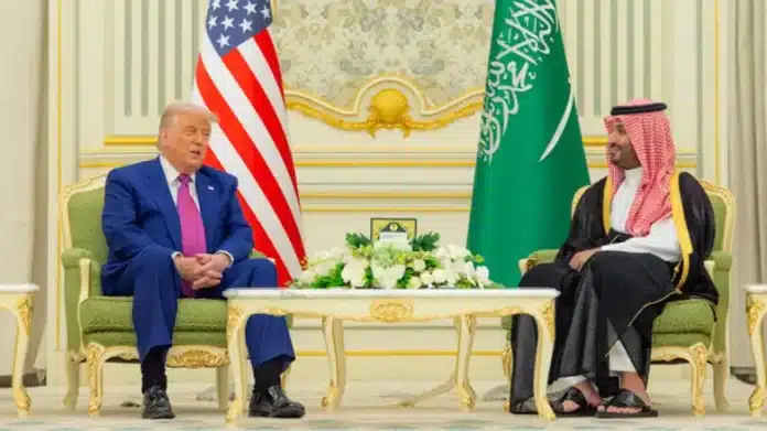 Trump reached Saudi Arabia on his first foreign trip of his second presidential term, Donald Trump signed a historic defense deal with Arabia