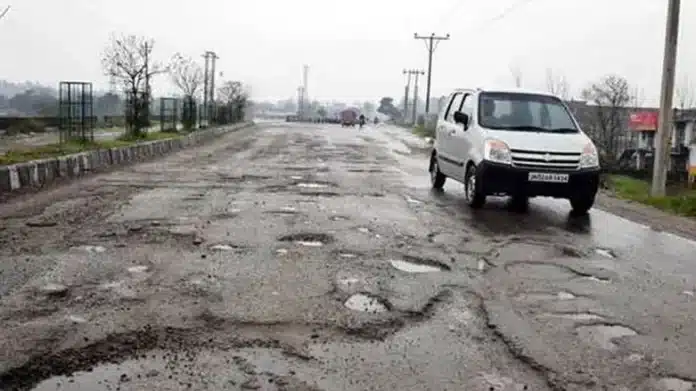 Dy CM acts against poor road work; suspends JE, issues notice to Contractor