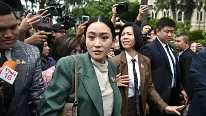 Paetongtarn Shinawatra Thailand Court suspends Prime Minister Paetongtarn Shinawatra over leaked phone call