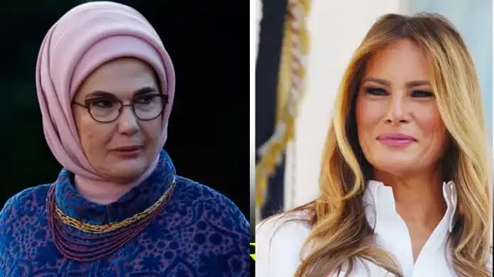 Erdogan's wife calls on Melania Trump to speak up for Gaza's children