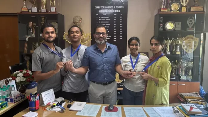 Jamia Millia Islamia Taekwondo Team Shines at IIT Roorkee Sports Festival