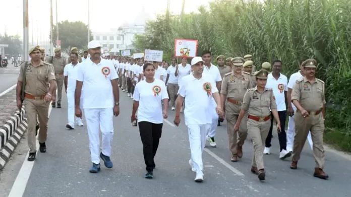 “Run for Empowerment” under Mission Shakti Abhiyan 5.0 in Rampur