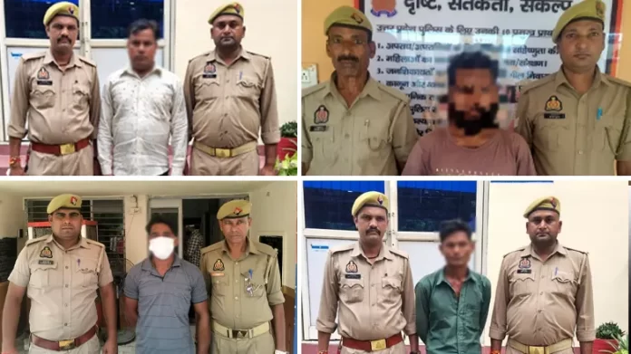Rampur Police Rampur police arrested 10 accused in one day, big success from murder to illegal liquor smuggling!