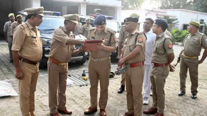 The Superintendent of Police inspected the parade at the police line on Friday.