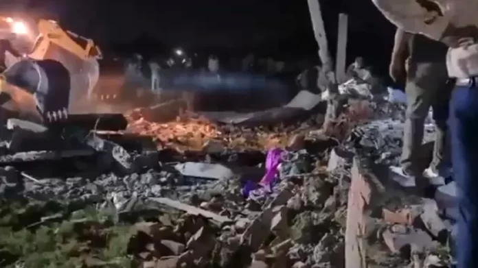 Ayodhya Blast Massive explosion in Ayodhya: Five people killed, rescue operations underway