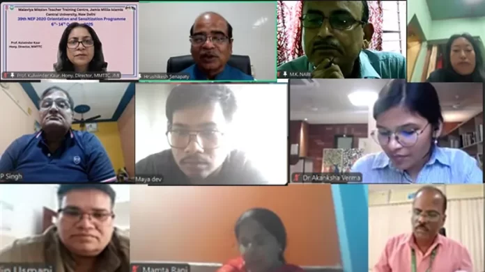 Jamia News JMI’s Malaviya Mission Centre Concludes 39th NEP Orientation Programme