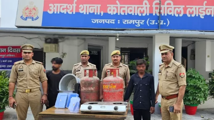 Rampur: Two wanted accused of theft in primary school arrested, stolen goods recovered