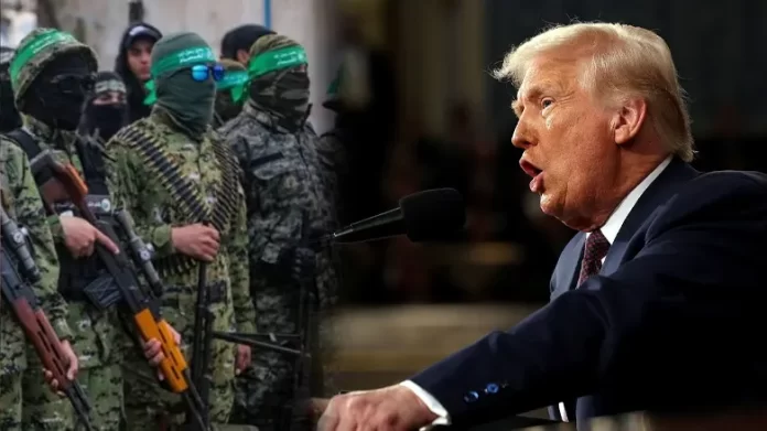 Trump - Hamas Trump sends stern warning to Hamas